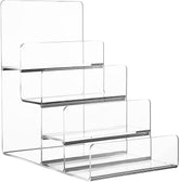 4‑Tier Clear Acrylic Display Stand – Handbag, Purse & Jewelry Organizer Rack