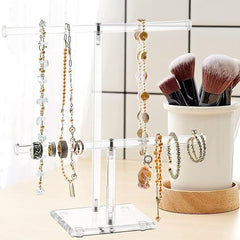 2-Tier Tower Acrylic Jewelry Display Holder