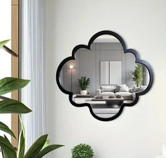 Cloud Shaped Acrylic Mirror Wall Art (16x16Inch)