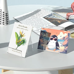 Acrylic Book Stand – 4 Inch (Set of 4)