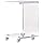 C-Shaped Acrylic End Table