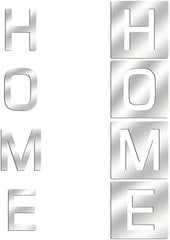 Acrylic Mirror Wall HOME Wall Art