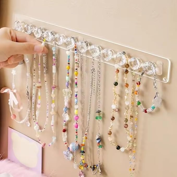 Wall Mounted Acrylic Necklace Holder