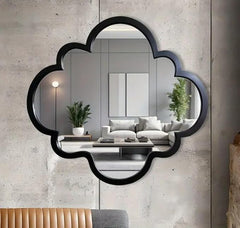 Cloud Shaped Acrylic Mirror Wall Art (16x16Inch)