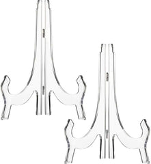 Clear Acrylic Easels – 9.8” (Pack of 2)