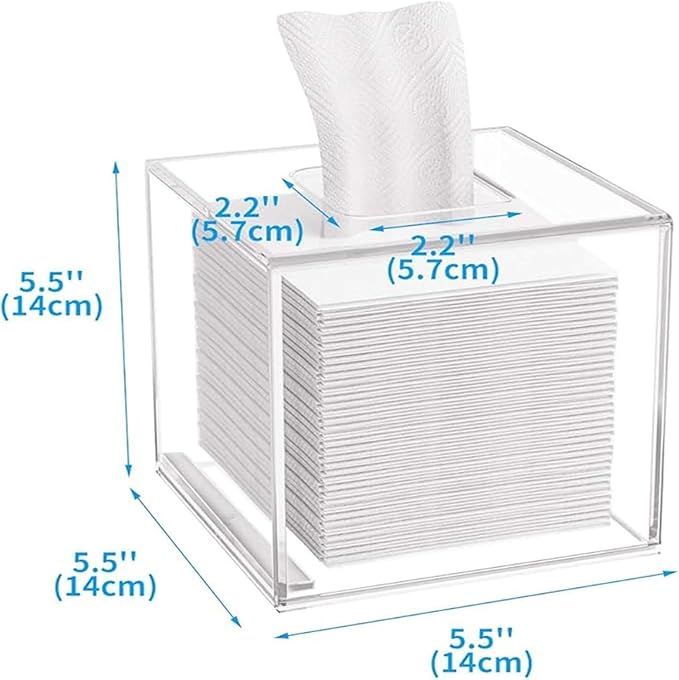 Acrylic Tissue Box Cover (Square)