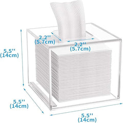 Acrylic Tissue Box Cover (Square)