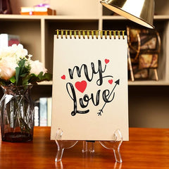 Clear Acrylic Easels – 9.8” (Pack of 2)