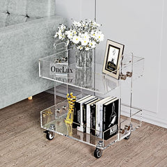 Acrylic Side Table (41×34×48Hcm)